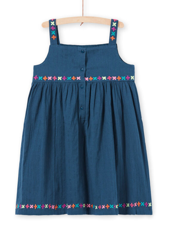 Robe brodée à fines bretelles LABONROB2 / 21S901W2ROB716