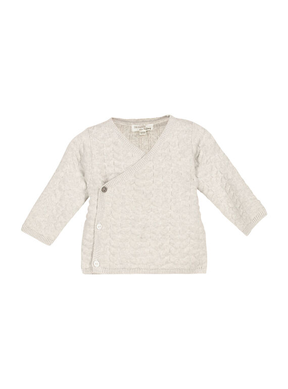 Gilet en maille bébé mixte FOU1GIL / 19SF0511GIL943