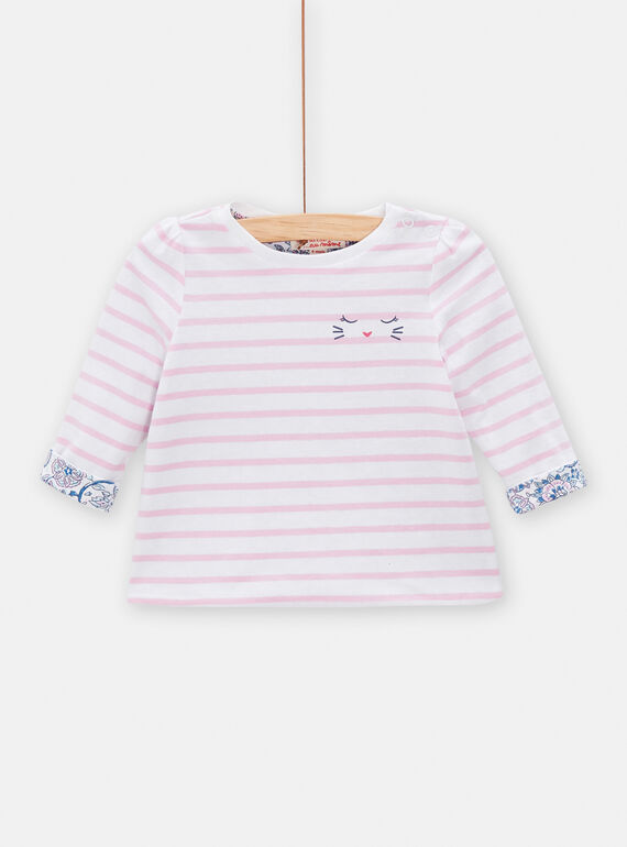 Tee Shirt Manches Longues Blanc TIDETEE1 / 24SG09J2TML000