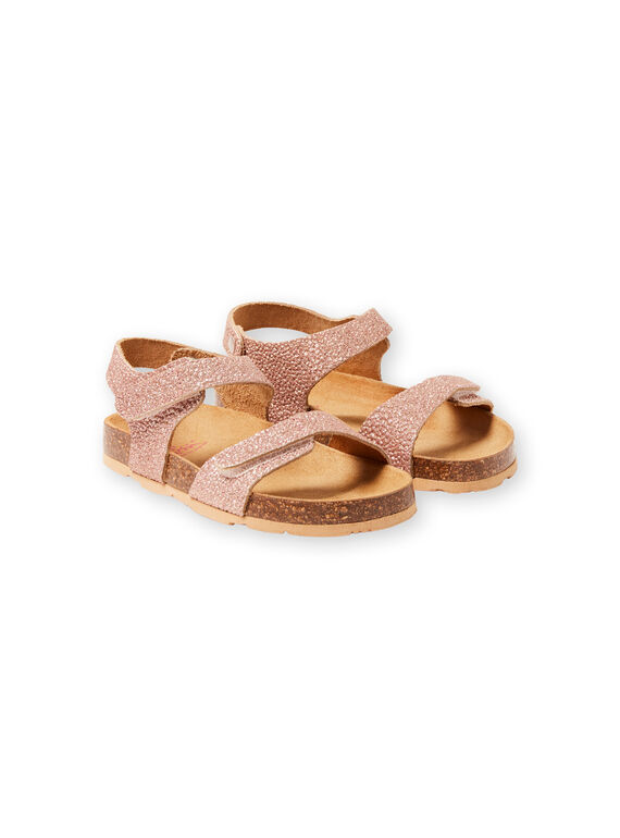 Sandales doré rose enfant fille LFNUGOLD / 21KK3556D0EK009