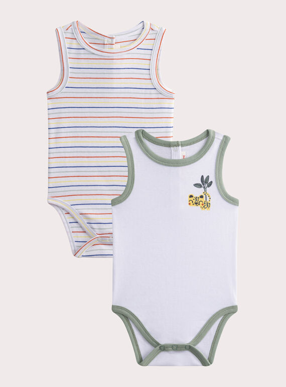 Body lingerie jaguar lot de 2 pour bébé garçon WEGABODJUN / 25SH14D1BDL000