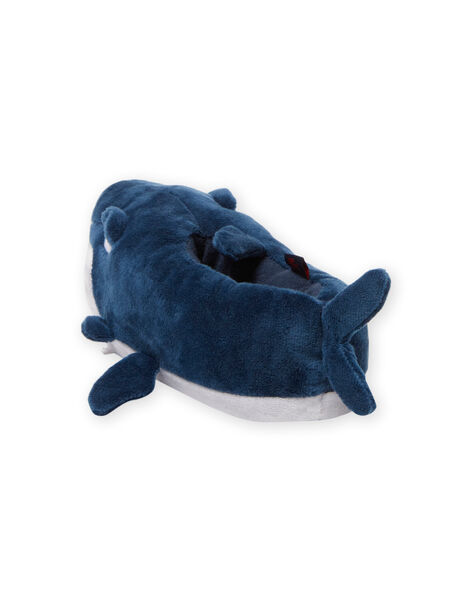 Pantoufles bleues requin 3D enfant garçon MOPANTREQ3D / 21XK3631PTD715