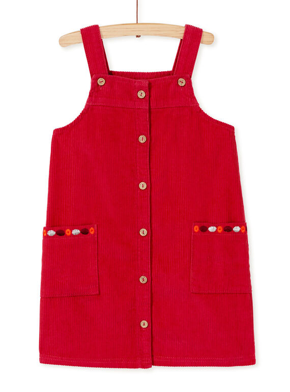 Robe tablier en velours KASAROB4 / 20W901O4ROB709