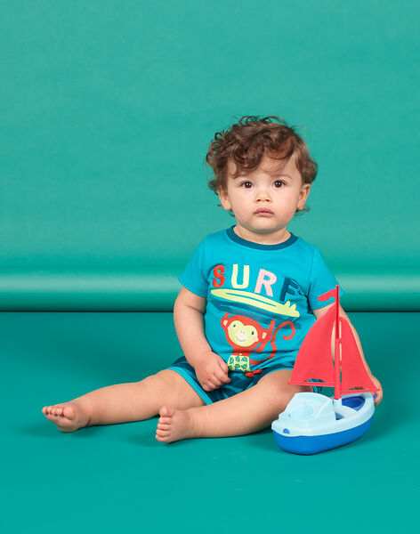 Ensemble Short Eponge Et Tee Shirt Bebe Garcon Combinaison Ensemble Bebe Dpam