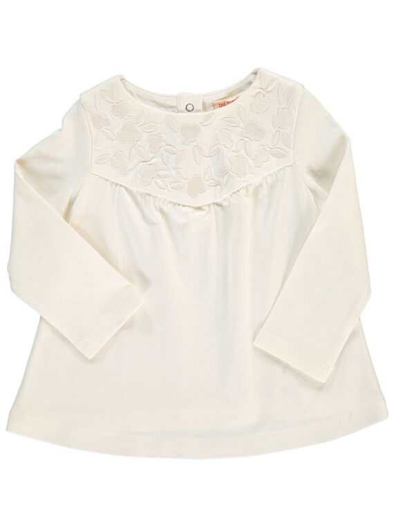 Tee-shirt manches longues bébé fille CIJOTEE1 / 18SG09R1TML001