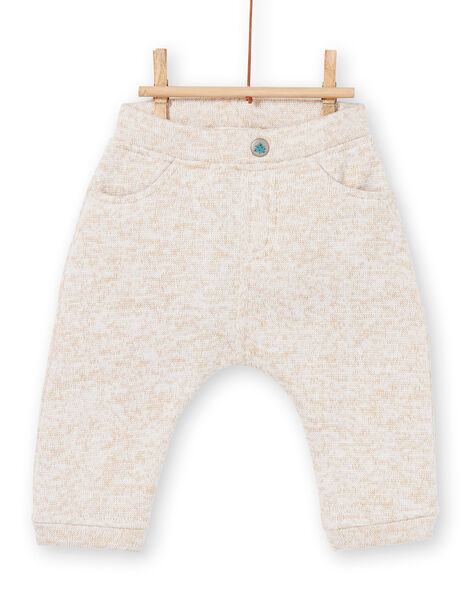 Pantalon Beige Double Fausse Fourrure Bebe Garcon Soldes Bebe Dpam