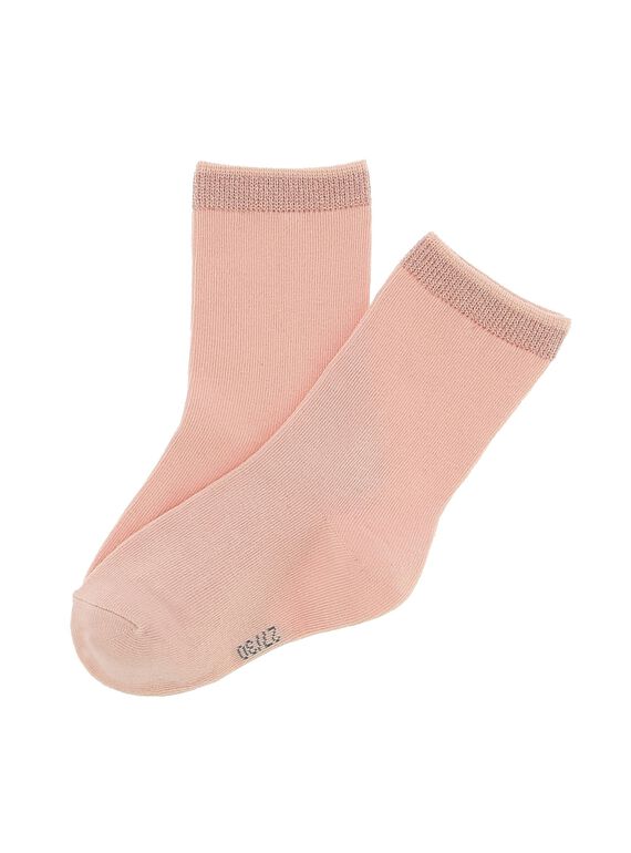 Chaussettes mi-hautes fille CYAJOCHO4B / 18SI01RASOQ321