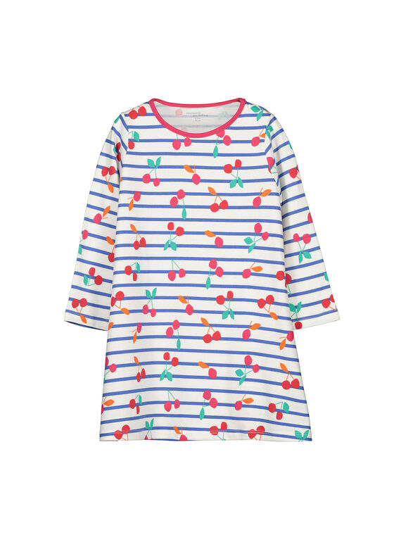 Chemise de nuit en coton fille FEFACHUCE / 19SH1142CHN099