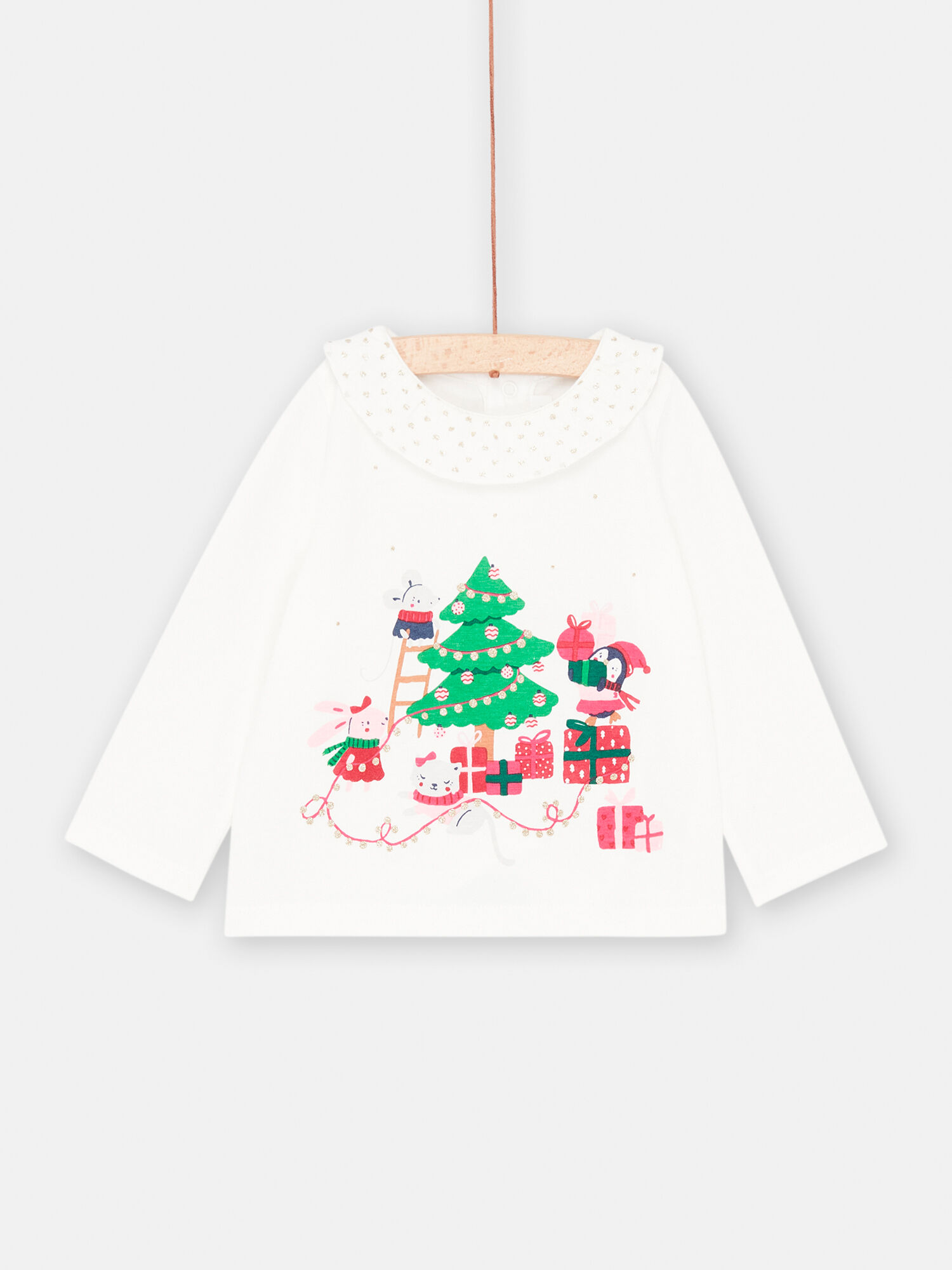 Brassi re manches longues th me noel pour b b fille