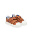 Baskets camel à détails colorés enfant garçon NOBASNEHIL / 22KK3634D3F804