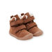 Boots flexible croûte de cuir marron bébé garçon 