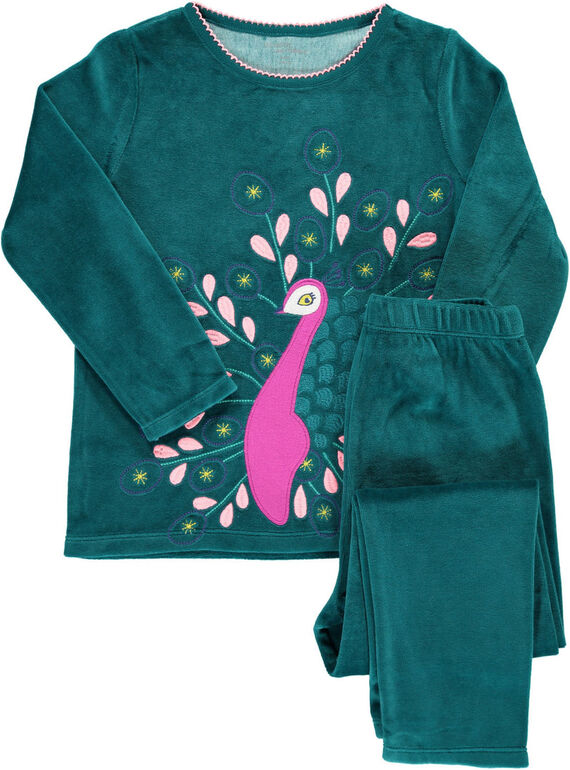Pyjama en velours fille DEFAPYJPAO / 18WH11BAPYJ215