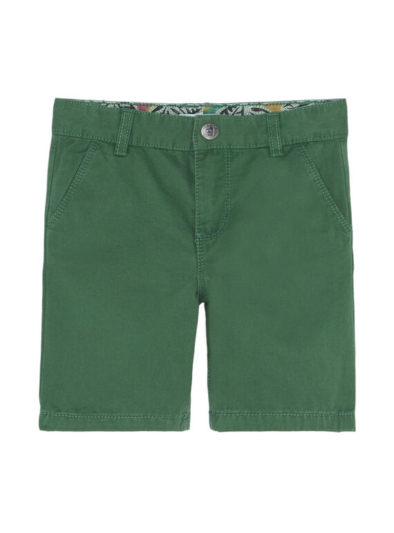 Bermuda garçon vert  JODUBER4 / 20S902O2BER601
