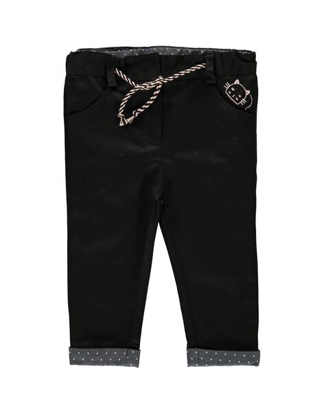 Pantalon Noir Bebe Fille Anc Co Bebe Dpam