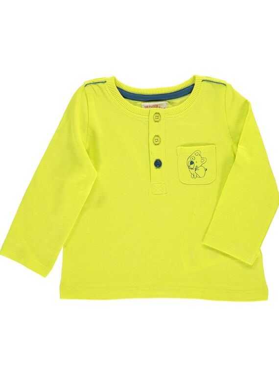 Tee-shirt manches longues bébé garçon CUJOTUN2B / 18SG10R7TML117