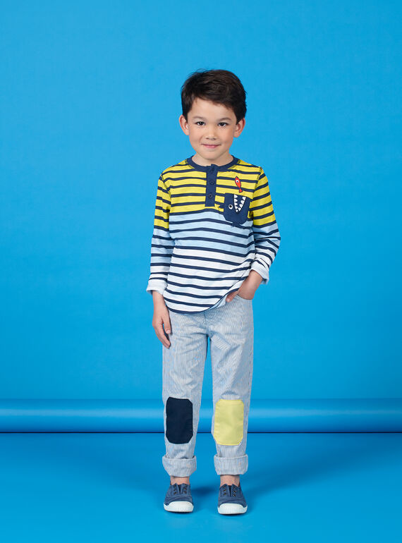 Pantalon Bleu marine LONAUPAN / 21S902P1PAN070