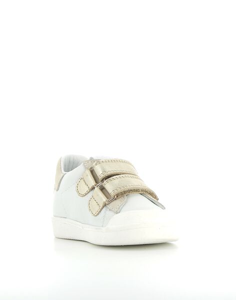Basket cuir bébé fille velcros or Bopy® RIBASRENATA / 23KK3722D3F000