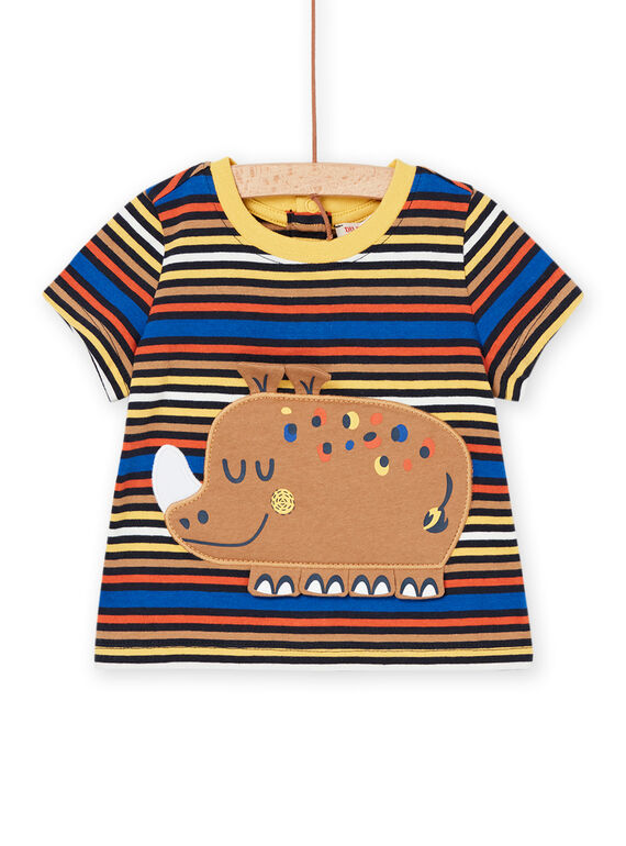 T-shirt multicolore à imprimé à rayures RUJUNTI2 / 23SG10U1TMCC226