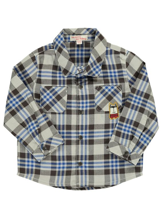 Chemise à carreaux bébé garçon DUCHOCHEM / 18WG10F1CHM099
