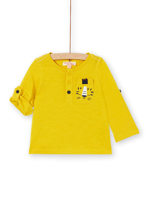 Tee Shirt Manches Longues Jaune LUJOTUN3 / 21SG1036TML106