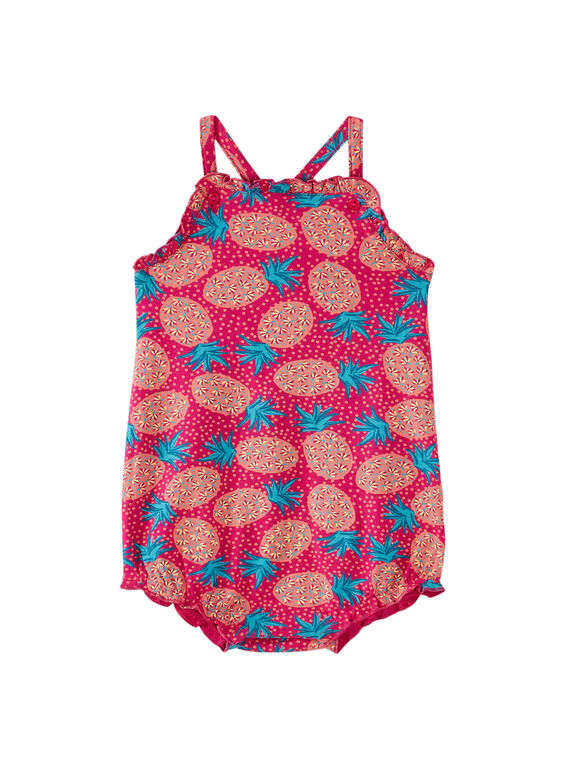 Barbotteuse imprimée bébé fille JIPLABAR1 / 20SG09X1BAR310
