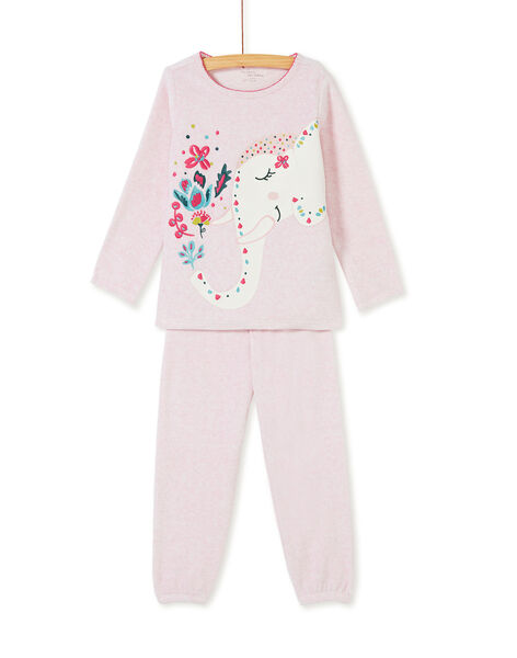 Pyjama Enfant Fille Rose Chine Motif Elephant Catalogue Dpam Enfant Dpam