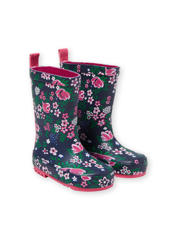 Bottes de pluie Jaune KFBPFLEUR / 20XK3562D0C010