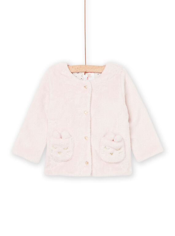 Cardigan réversible craie PIJOCAR2 / 22WG09D3CAR632