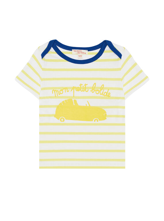 Tee Shirt Manches Courtes Jaune JUJOTI4 / 20SG10T4TMC114