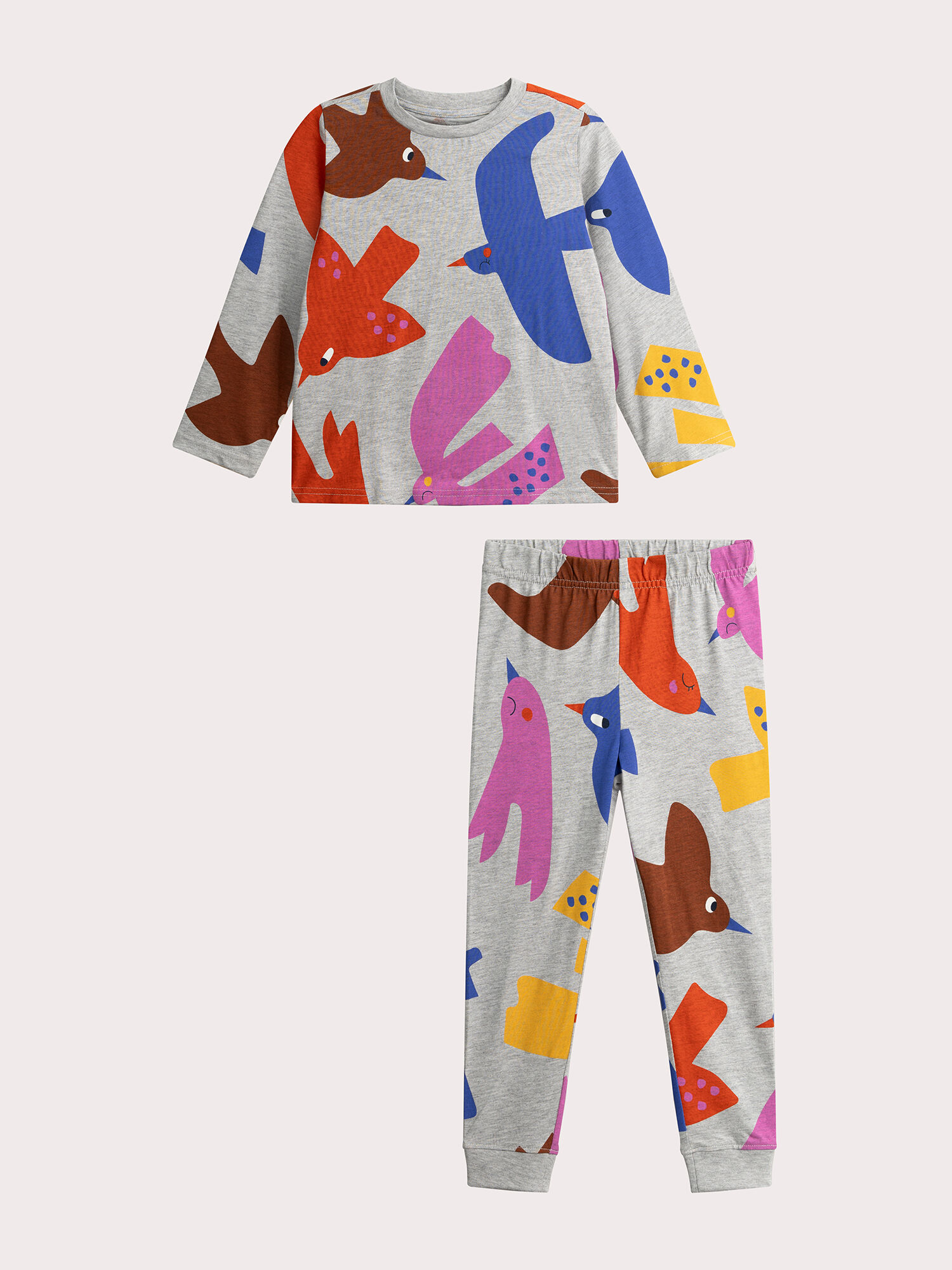 Pyjama mixte a motif oiseau pour enfant Pyjama DPAM