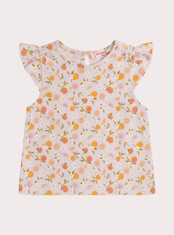 Debardeur agrumes pour bébé fille WILIDEB / 25SG09T1DEB301
