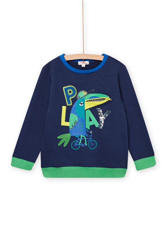 Sweat à sequins réversibles enfant garçon NOGASWE / 22S902O1SWE705