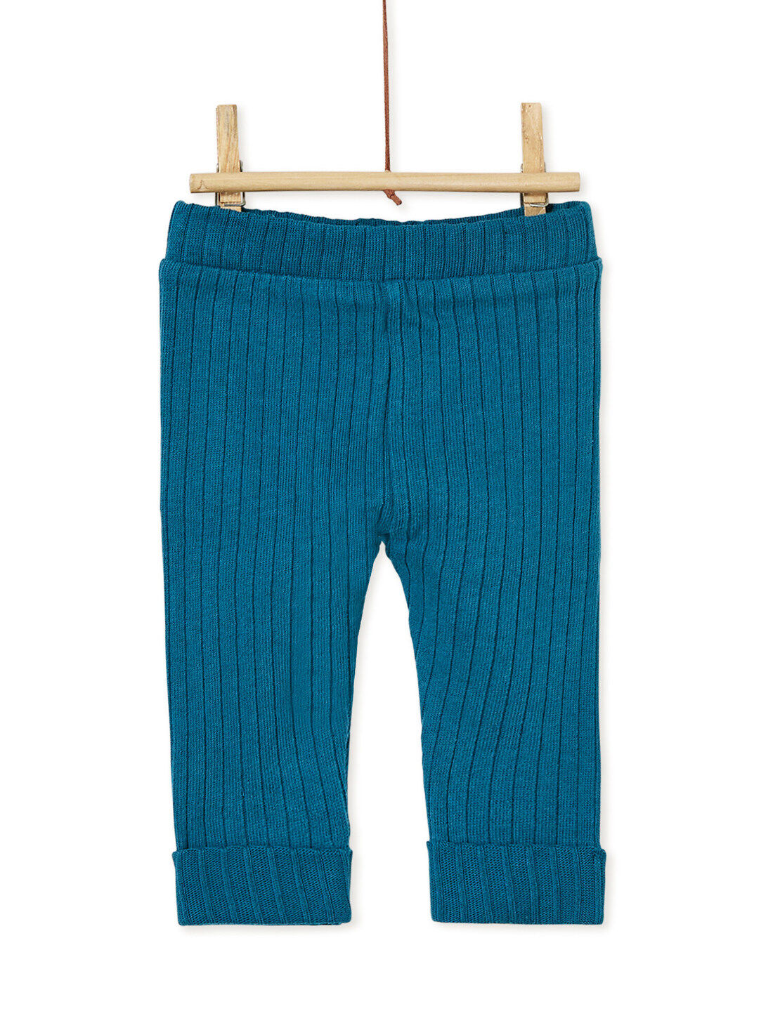 Legging cotele bleu bebe fille Bebe DPAM
