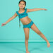 Maillot de bain bleu pétrole enfant fille