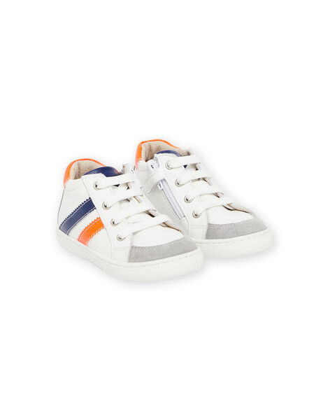 Basket montante cuir bébé fluo RUBASNEON / 23KK3821D3F000