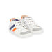 Basket montante cuir bébé fluo