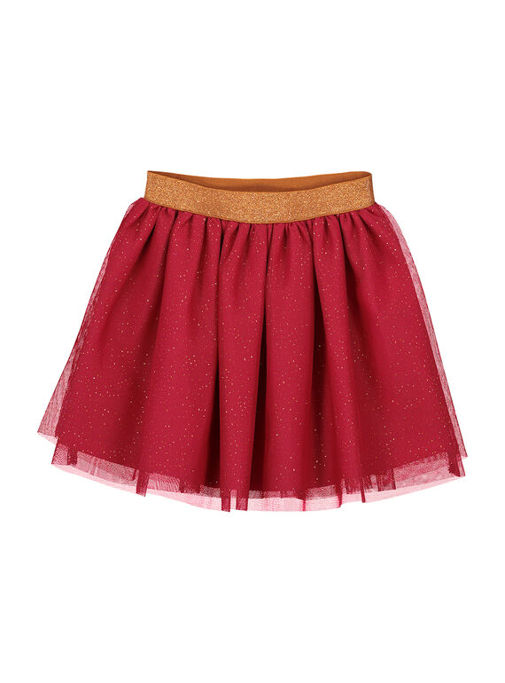Jupe en tulle à paillettes fille FABAJUP2 / 19S90161JUP304