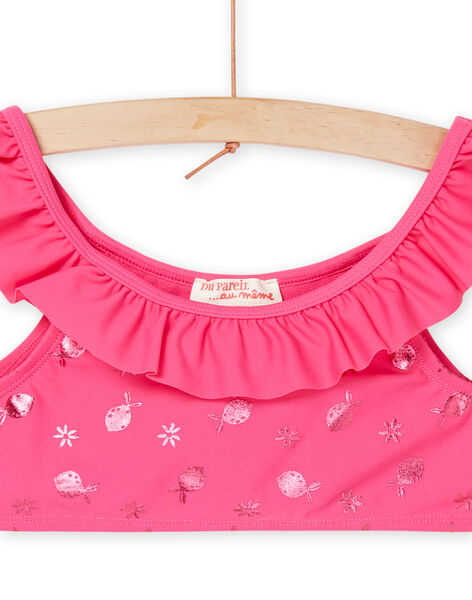 Ensemble maillot de bain 2 pièces rose vif RYABIK2 / 23SI01R2MAID331
