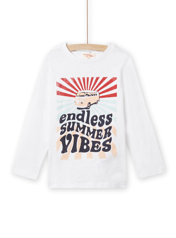 Tee Shirt Manches Longues Blanc NOJOTEE1 / 22S90271TML000