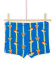 Maillot de bain bleu à imprimé girafes enfant garçon NYOMERSHOGI / 22SI02L3MAI702