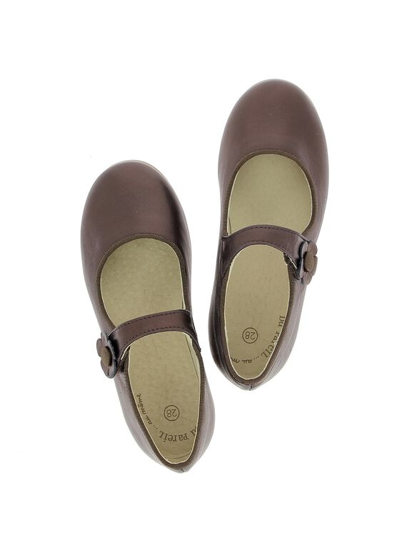 Babies en cuir irisé fille DFBABSOFI2 / 18WK35T3D13802