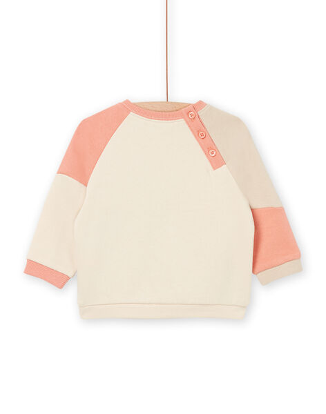 Sweat colorblock en molleton gratté RUSUNSWE / 23SG10K1SWE005