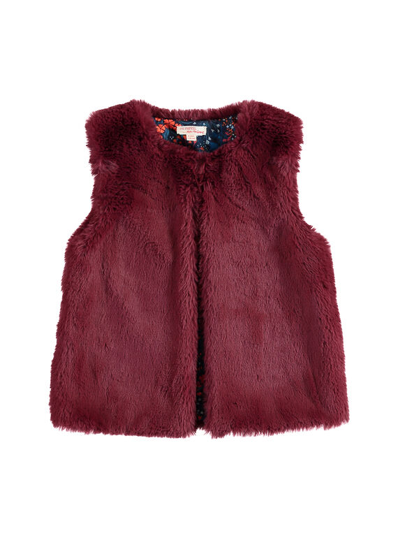 Cardigan sans manches en fourrure réversible KASACAR2 / 20W901O2CAR709