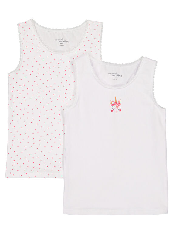 Lot de 2 débardeurs bretelles larges GEFADELIC / 19WH1161HLI000