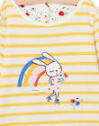 T-shirt réversible motif lapin fantaisie bébé fille NILUTEE / 22SG09P1TML001