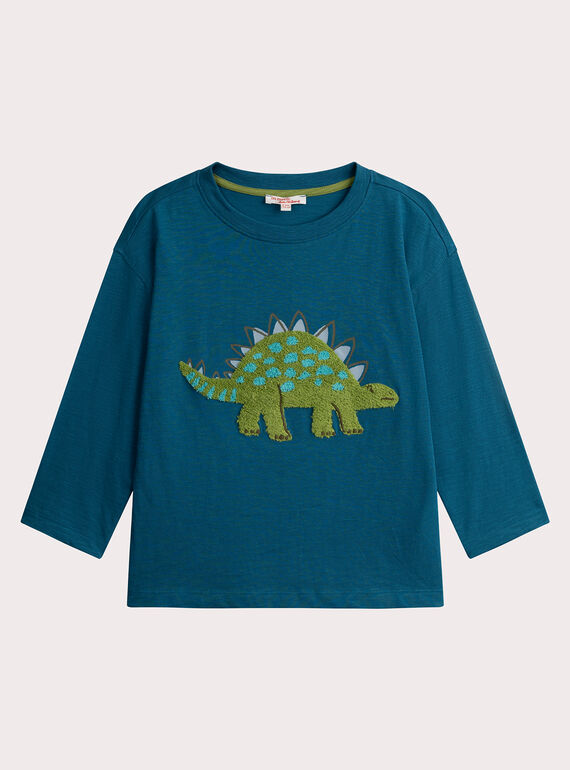 Tee Shirt Manches Longues Bleu VOKLITEE4 / 24W90243TMLC235