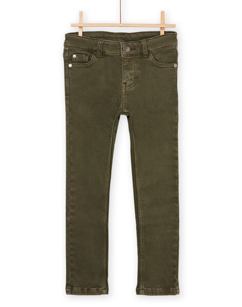 Pantalon kaki en toile POJOPAKNI1 / 22W902B5PAN609