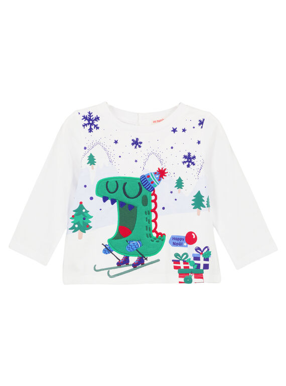 Tee Shirt Manches Longues Blanc GUNOTEE / 19WG10V1TML000