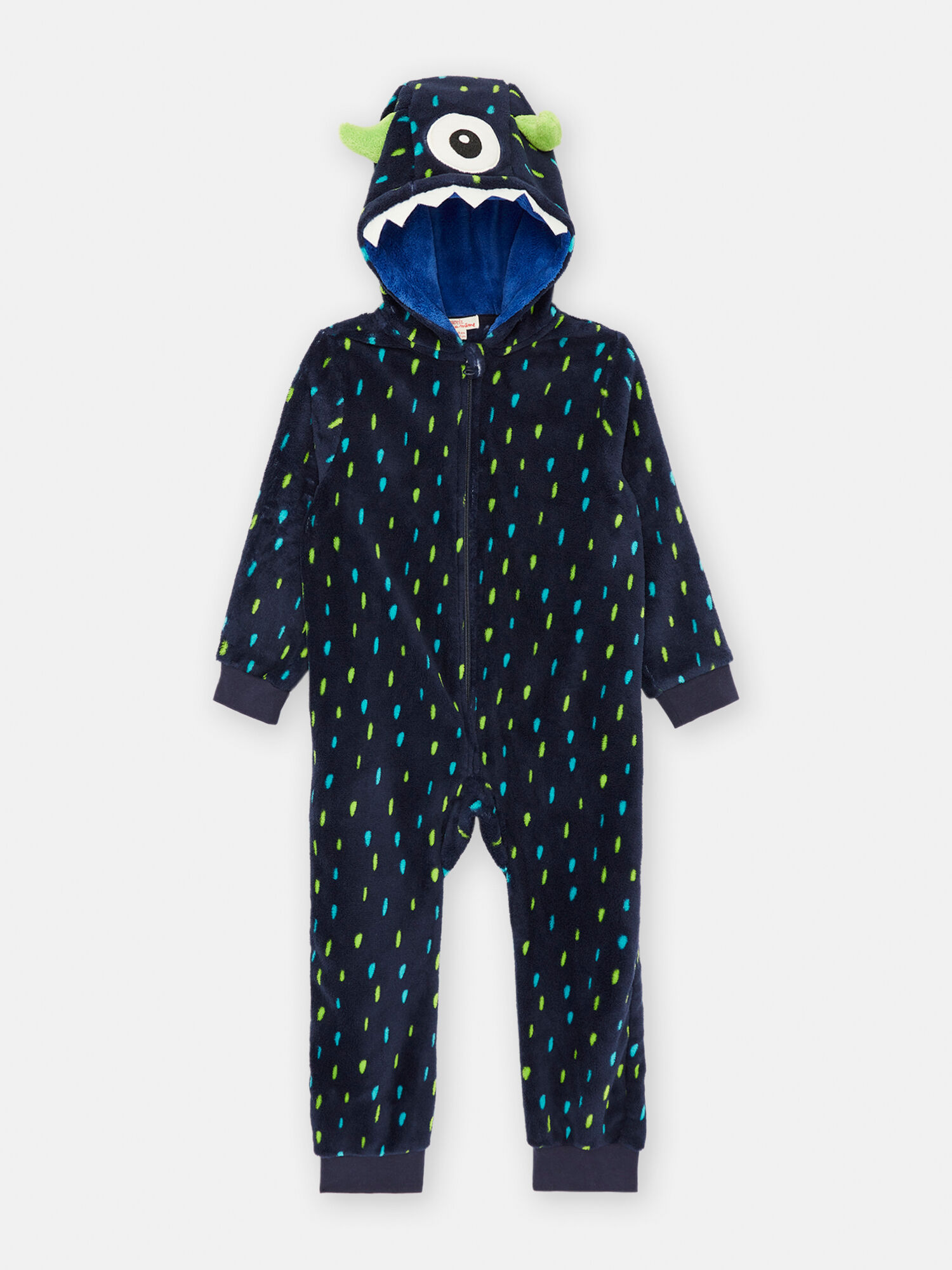 Surpyjama bleu marine a imprime a pois Pyjama DPAM