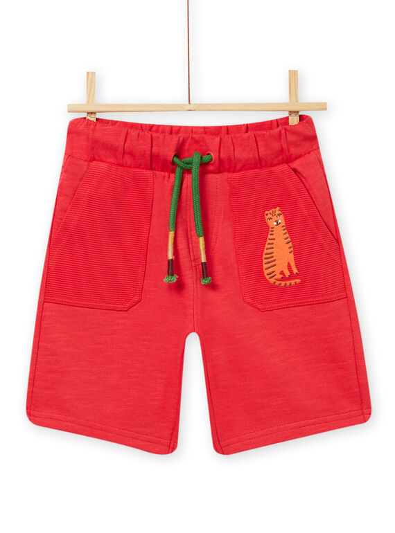 Bermuda rouge enfant garçon NOFLABER2 / 22S902R1BERF517